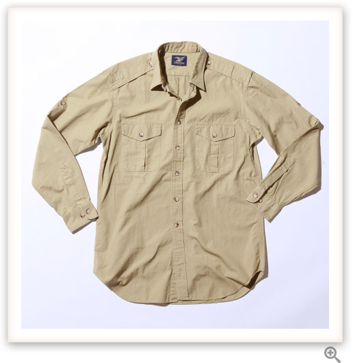 LONG ROLL SLEEVE BUSH SHIRT