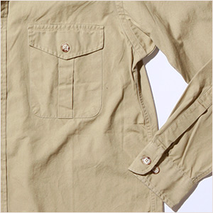 LONG ROLL SLEEVE BUSH SHIRT 4